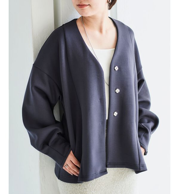 le.coeur blanc「ダンボールノーカラージャケット」|その他|