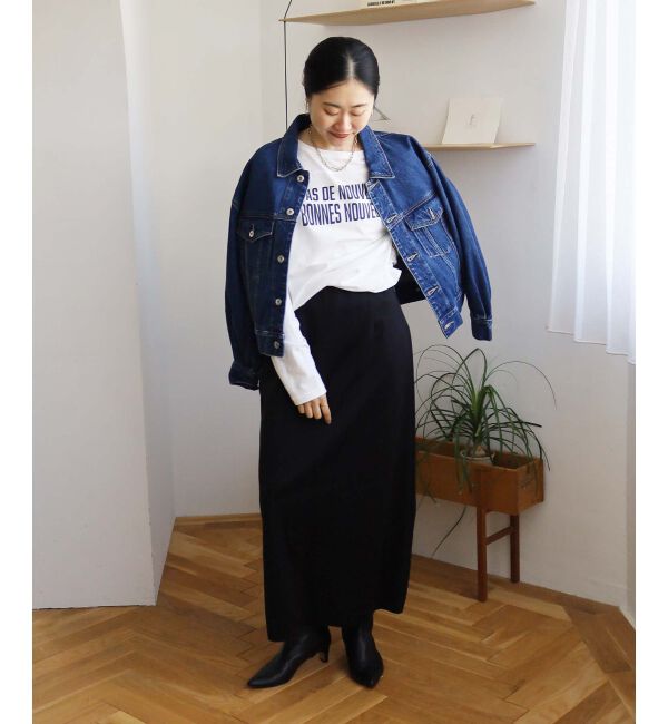 le.coeur blanc「ダンボールニットタイトスカート」|タイト|