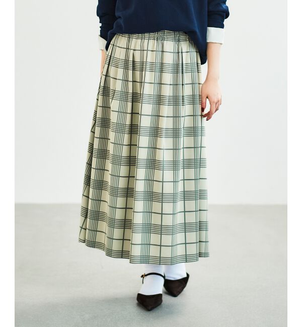 le.coeur blanc「リバーシブルタフタスカート」|スカート|