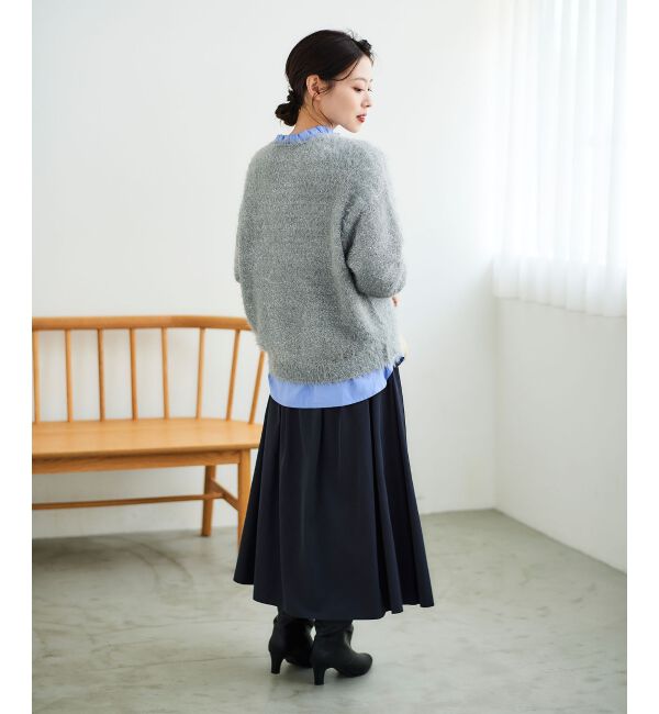 le.coeur blanc「リバーシブルタフタスカート」|スカート|