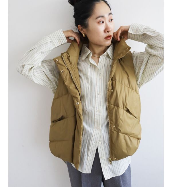  「《WEB限定アイテム》ボリュームダウンベスト」|ダウンベスト・ベスト|