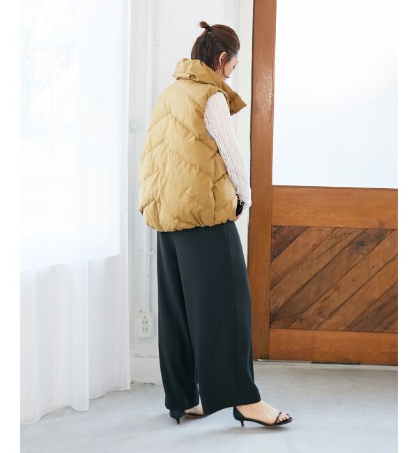  「《WEB限定アイテム》ボリュームダウンベスト」|ダウンベスト・ベスト|
