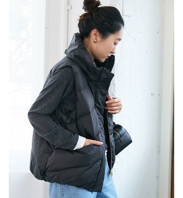  「《WEB限定アイテム》ボリュームダウンベスト」|ダウンベスト・ベスト|
