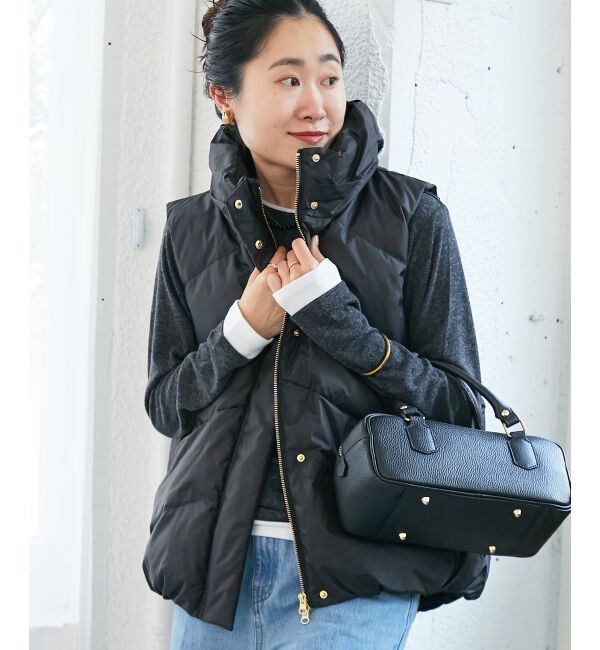  「《WEB限定アイテム》ボリュームダウンベスト」|ダウンベスト・ベスト|ブラック