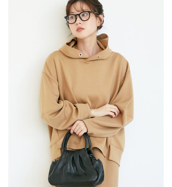  「ダンボールニットパーカー&times;スカートセット」|ワンピース|