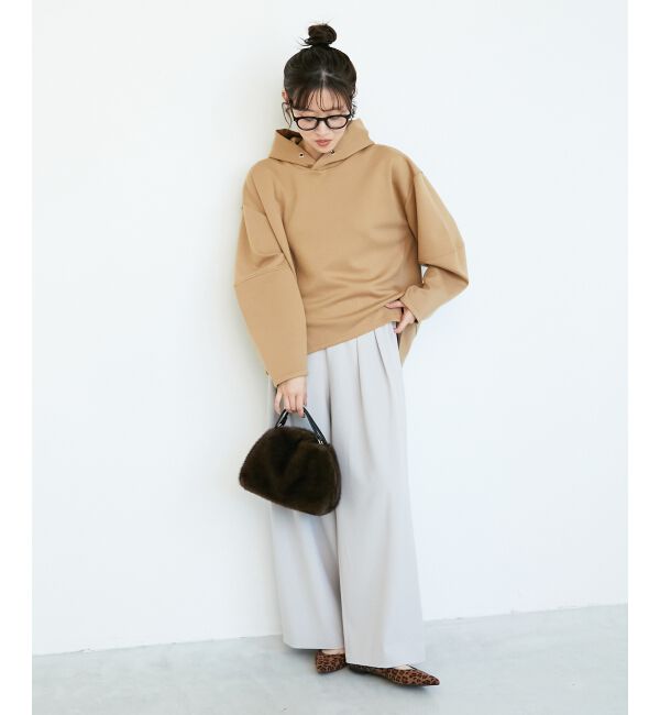  「ダンボールニットパーカー&times;スカートセット」|ワンピース|