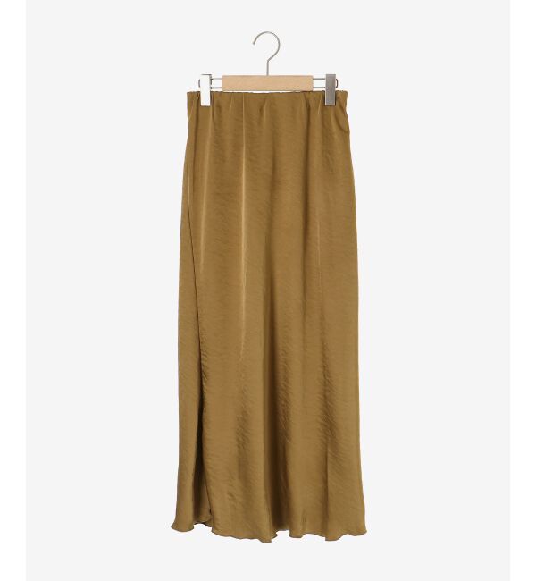  「《手洗い可能》マットサテンナロースカート」|スカート|