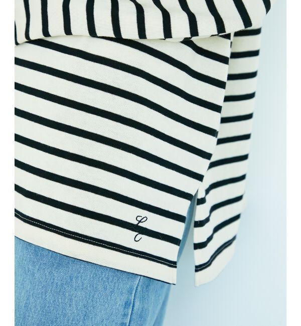  「《手洗い可能》バスクボーダーロンT」|Tシャツ・カットソー|