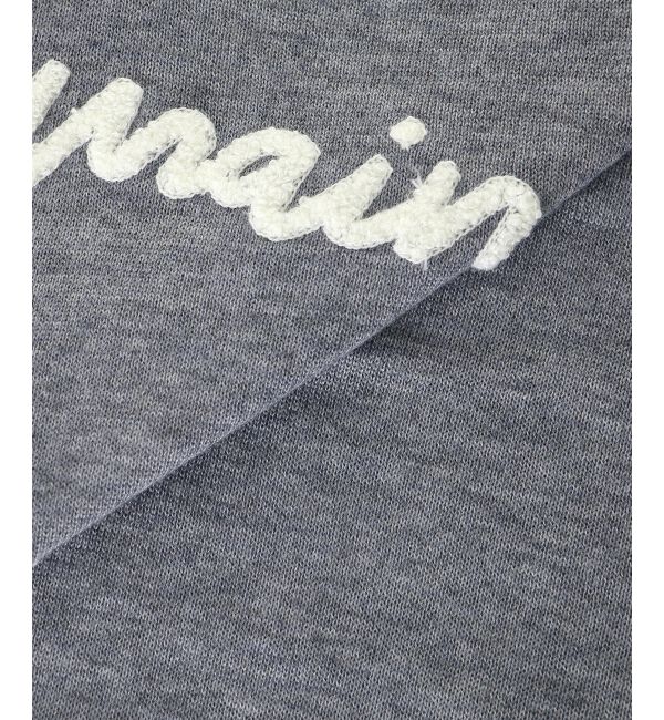  「フレーズロゴ刺繍Vネックニット」|ニット・セーター|