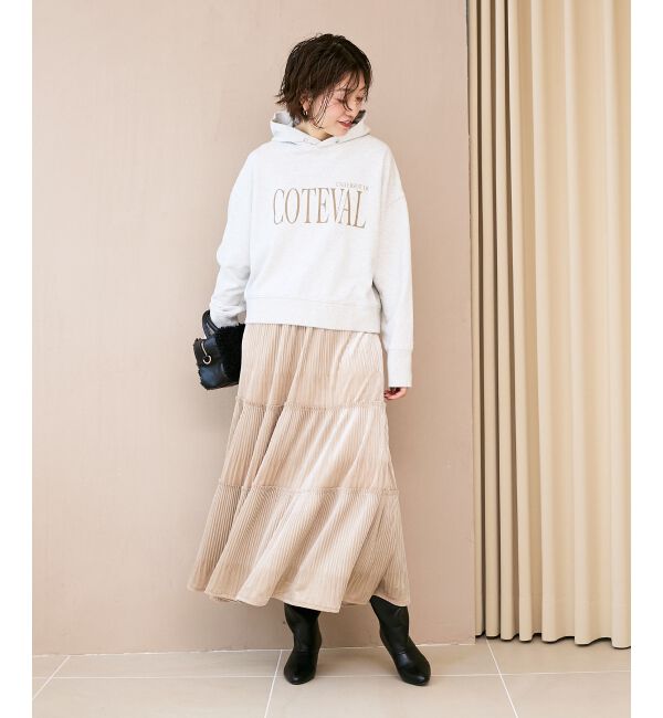  「COTEVALロゴスウェットパーカー」|パーカー|