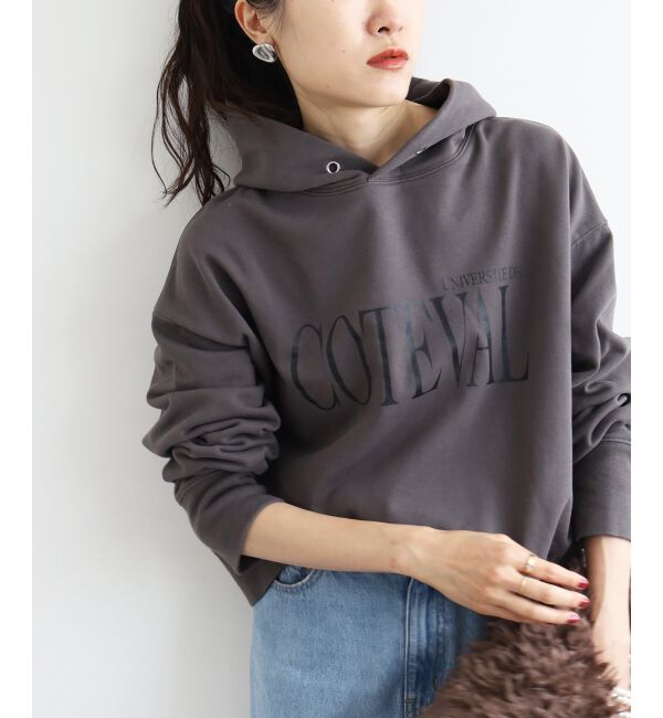  「COTEVALロゴスウェットパーカー」|パーカー|