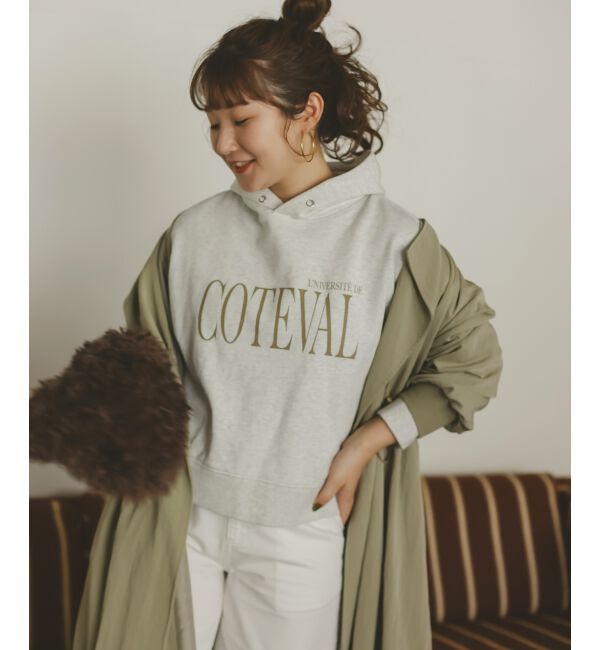  「COTEVALロゴスウェットパーカー」|パーカー|