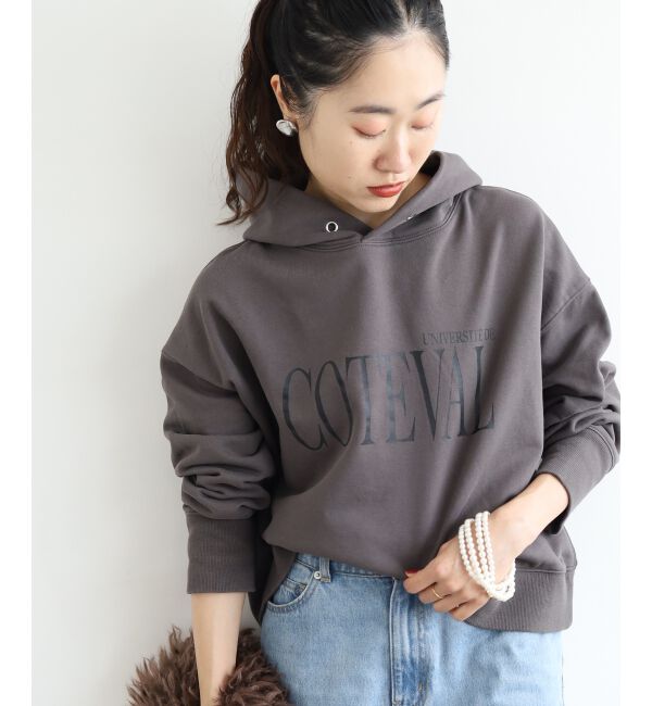  「COTEVALロゴスウェットパーカー」|パーカー|