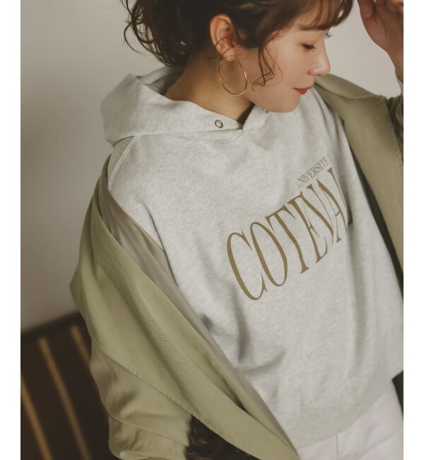  「COTEVALロゴスウェットパーカー」|パーカー|