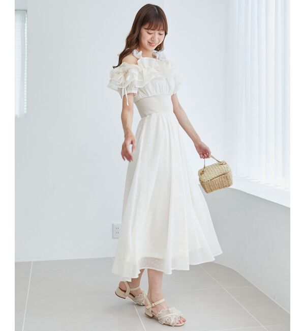 MAJESTICLEGON「ミルフィーユフリルコルセットワンピ」|ワンピース|
