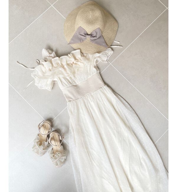 MAJESTICLEGON「ミルフィーユフリルコルセットワンピ」|ワンピース|