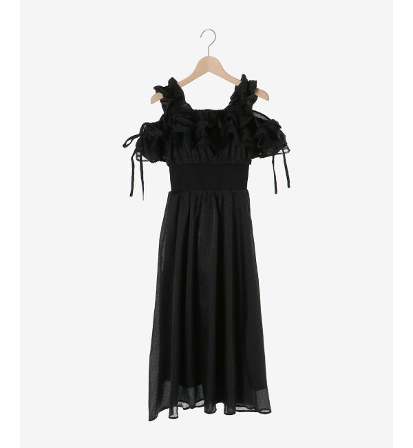 MAJESTICLEGON「ミルフィーユフリルコルセットワンピ」|ワンピース|