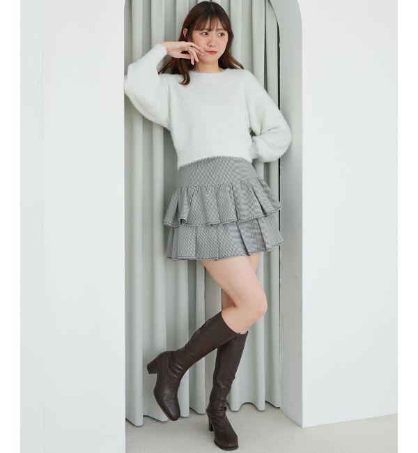  「バックリボンシャギーニット」|ニット・セーター|