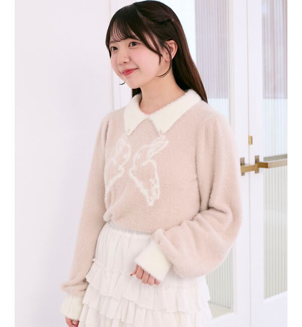  「フワフワtwinsうさぎニット」|ニット・セーター|