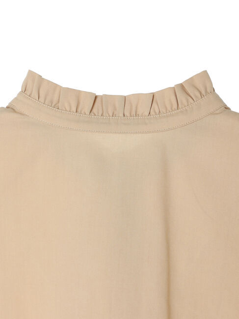 earth music&ecology「袖レースショートシャツブラウス」|シャツ・ブラウス|