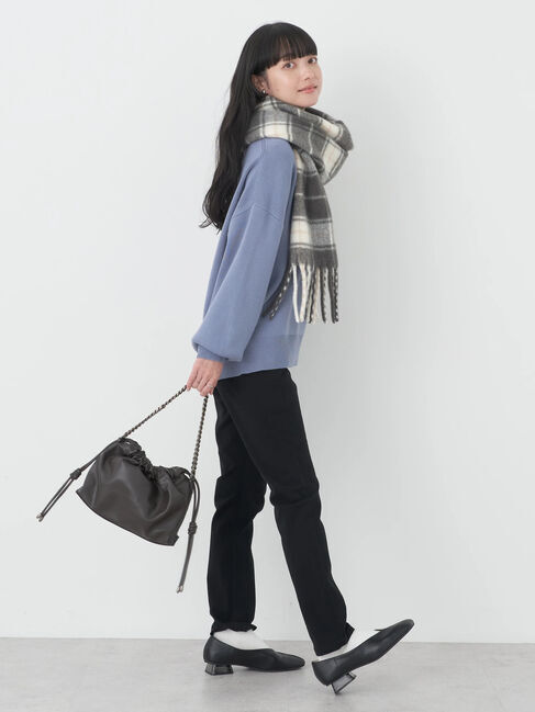 earth music&ecology「タータンチェックマフラー」|マフラー|