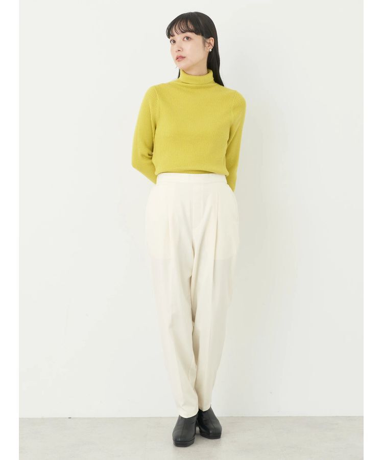 earth music&ecology「やわらかタッチリブタートルネックプルオーバー」|ニット・セーター|