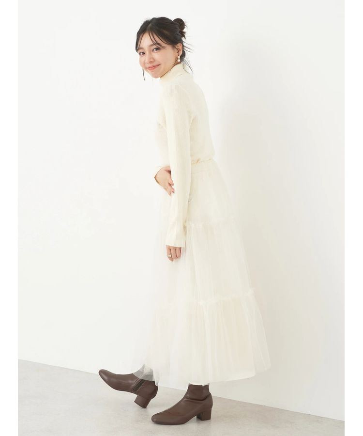 earth music&ecology「やわらかタッチリブタートルネックプルオーバー」|ニット・セーター|