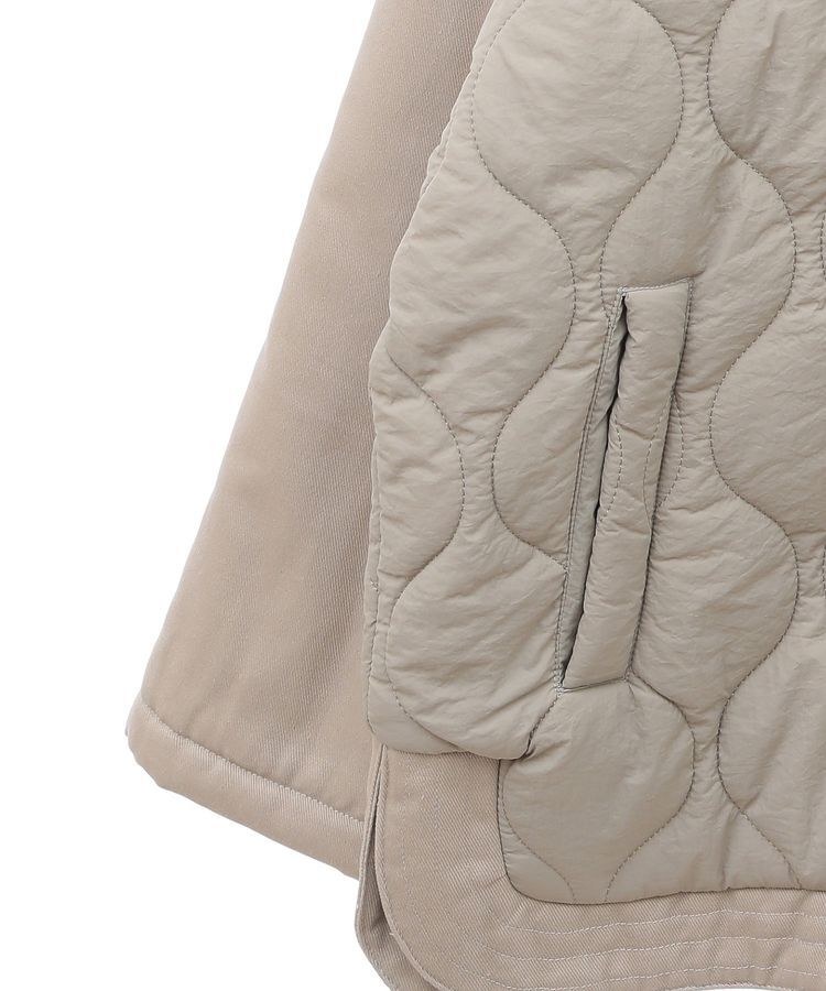 earth music&ecology「ラグラン切替キルティングブルゾン」|ブルゾン・スタジャン|