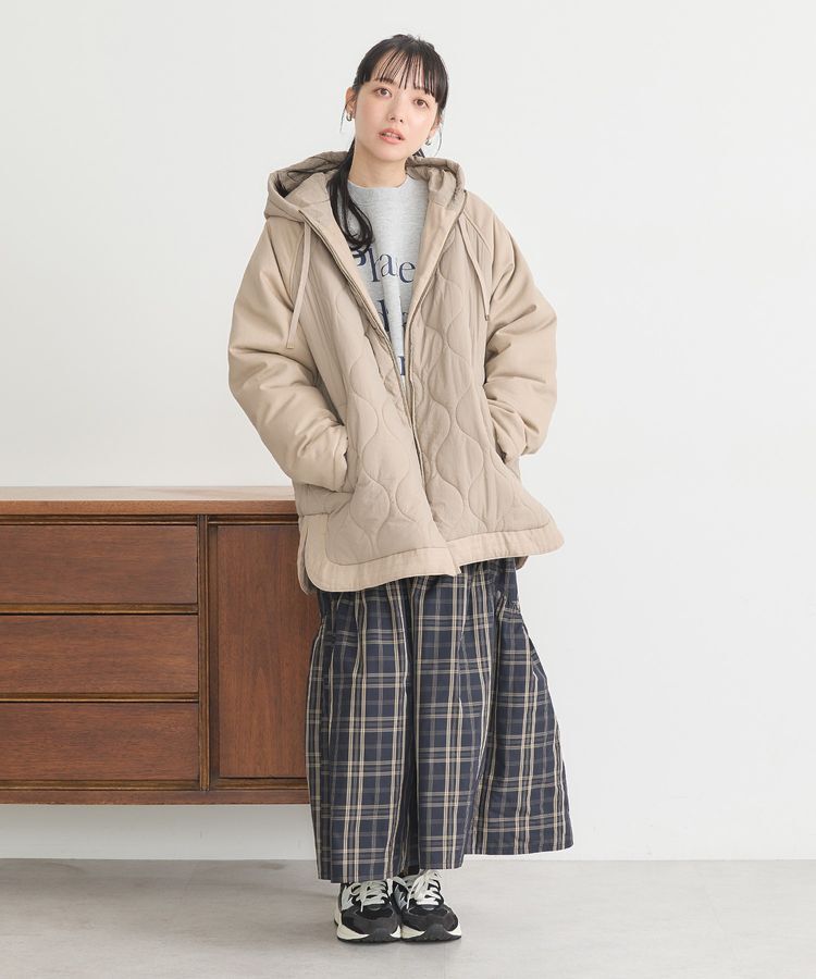 earth music&ecology「ラグラン切替キルティングブルゾン」|ブルゾン・スタジャン|