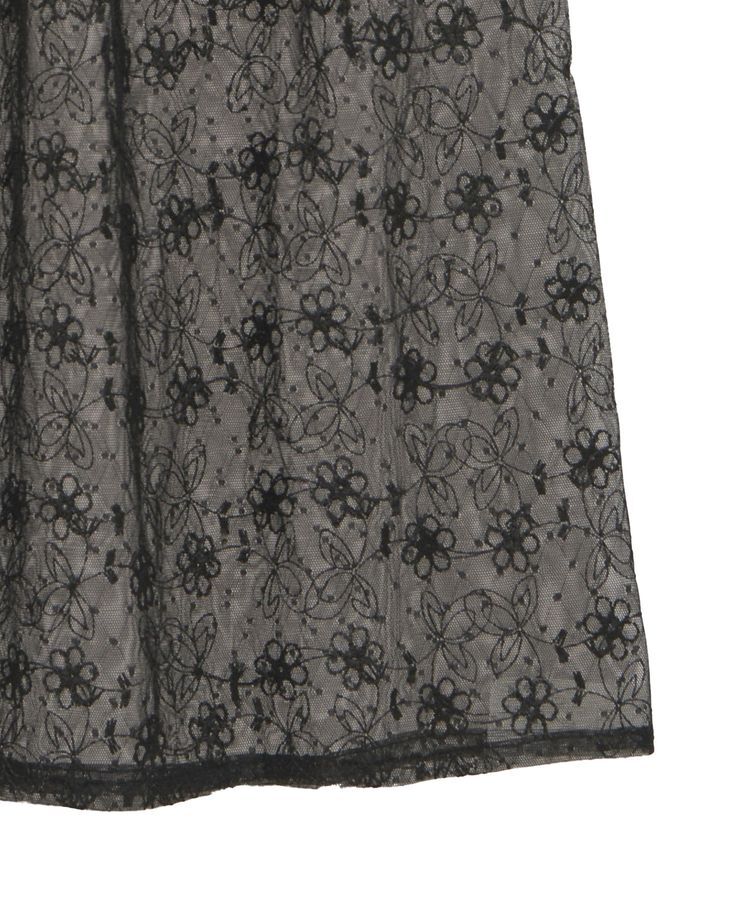 earth music&ecology「フラワー刺繍レイヤードスカート」|スカート|