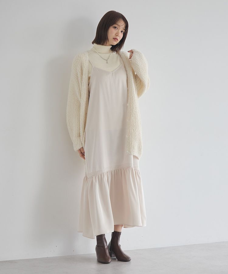 earth music&ecology「レンチング(TM)エコヴェロ(TM)(リブタートル)」|ニット・セーター|