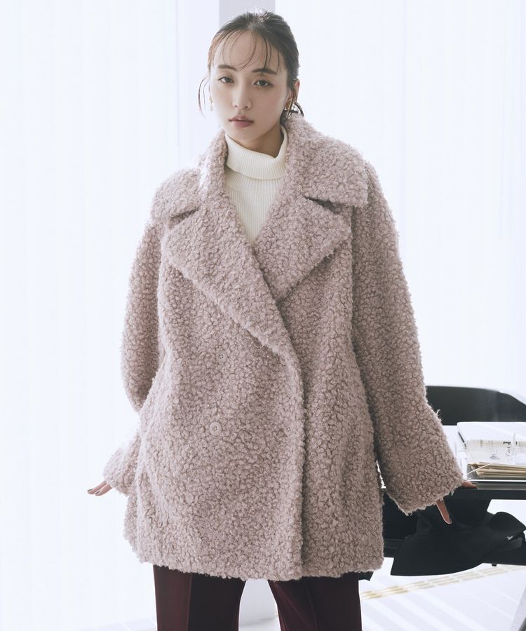 earth music&ecology「レンチング(TM)エコヴェロ(TM)(リブタートル)」|ニット・セーター|