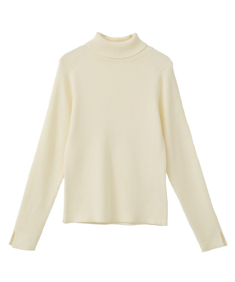 earth music&ecology「レンチング(TM)エコヴェロ(TM)(リブタートル)」|ニット・セーター|