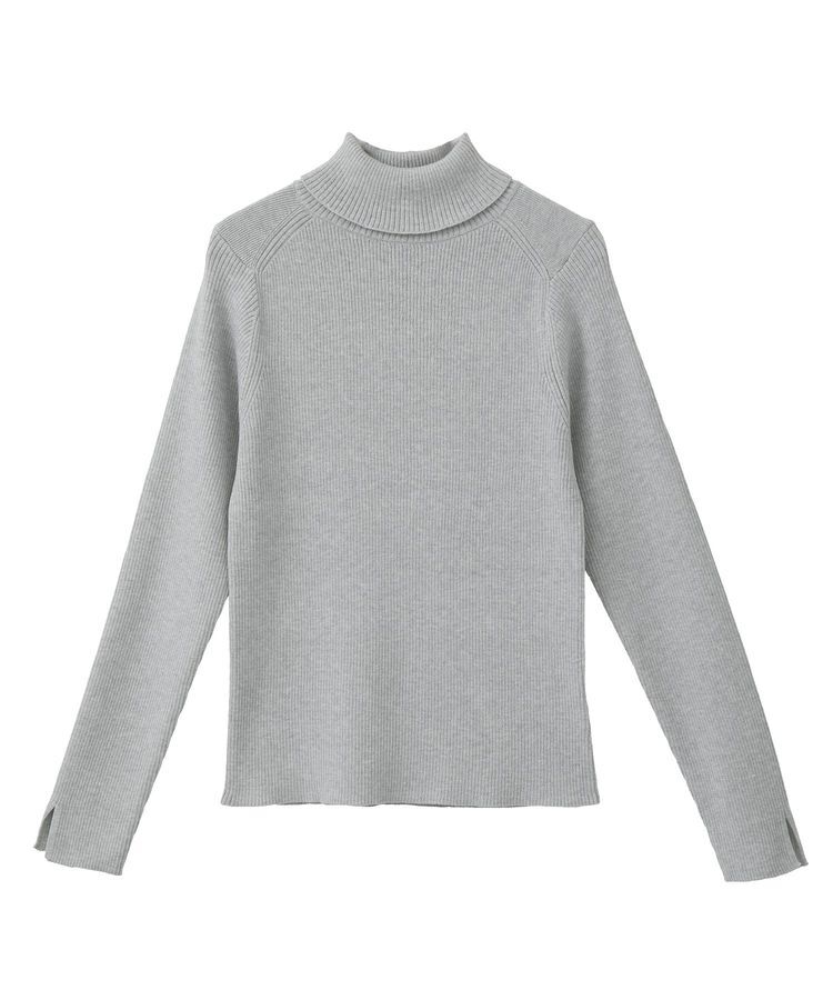 earth music&ecology「レンチング(TM)エコヴェロ(TM)(リブタートル)」|ニット・セーター|