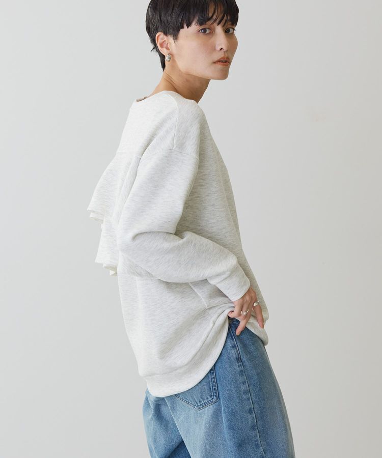 AMERICAN HOLIC「【WEB限定】バックフリルポンチプルオーバー」|スウェット・ジャージ|
