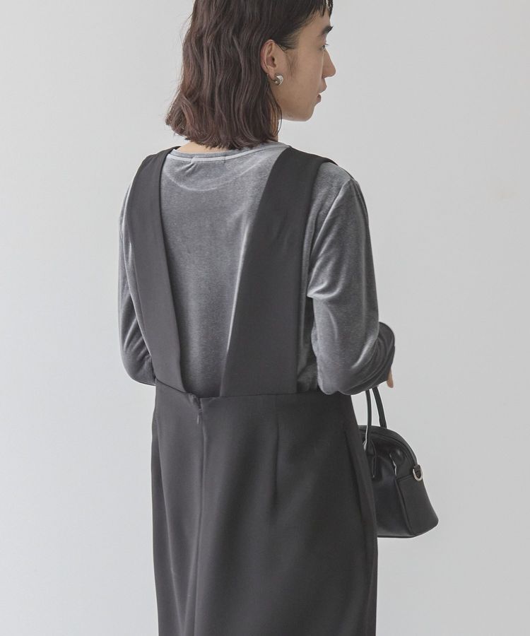 AMERICAN HOLIC「ベロアクルーネックカットプルオーバー」|Tシャツ・カットソー|