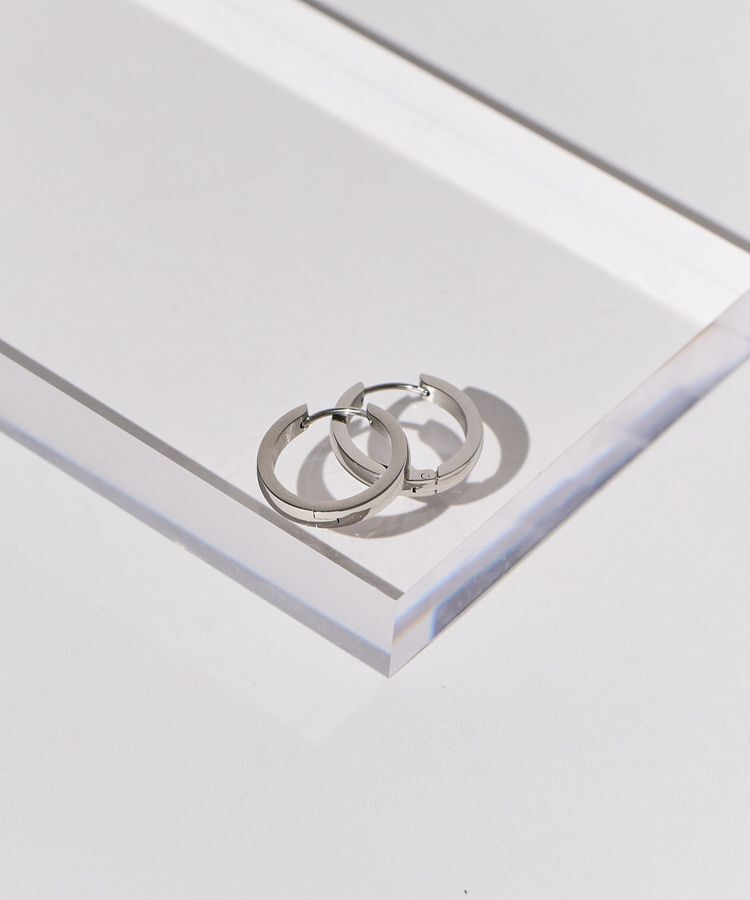 AMERICAN HOLIC「ステンレス ワンタッチフープピアス」|ピアス|