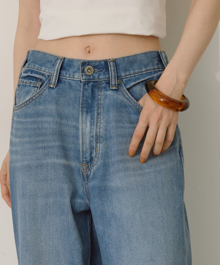 AMERICAN HOLIC「接触冷感 ワイドデニム」|デニム|