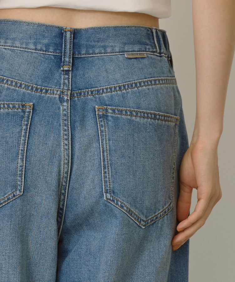 AMERICAN HOLIC「接触冷感 ワイドデニム」|デニム|