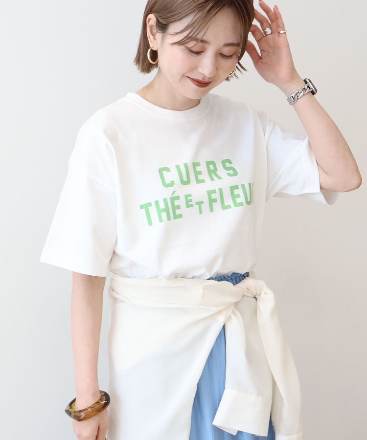 AMERICAN HOLIC「デザインカレッジロゴプリントTシャツ」|Tシャツ・カットソー|Off White