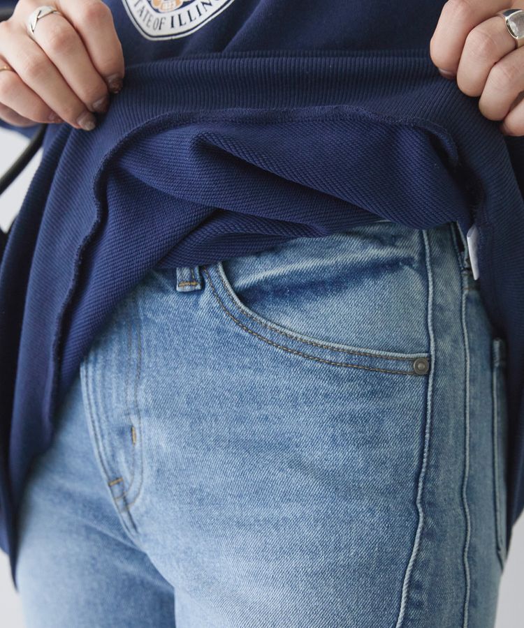 AMERICAN HOLIC「カレッジロゴクラックプリント裏毛プルオーバー」|スウェット・ジャージ|