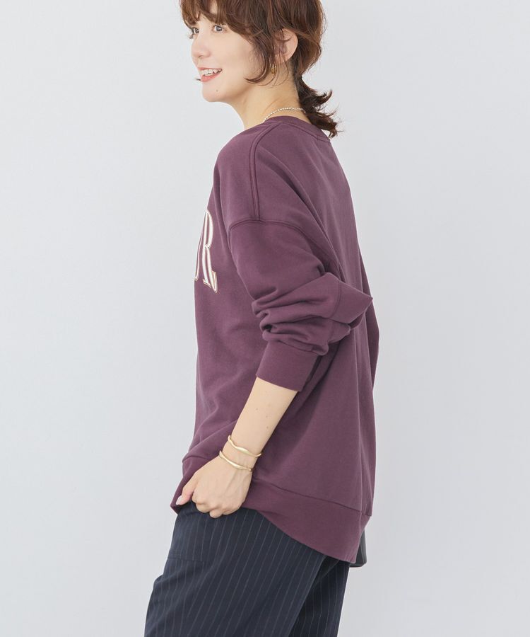 AMERICAN HOLIC「カレッジロゴクラックプリント裏毛プルオーバー」|スウェット・ジャージ|