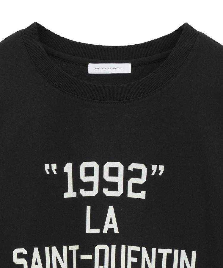 AMERICAN HOLIC「カレッジロゴロングTシャツ/チュニック」|Tシャツ・カットソー|