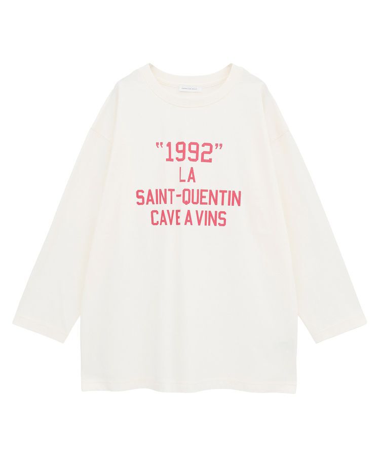 AMERICAN HOLIC「カレッジロゴロングTシャツ/チュニック」|Tシャツ・カットソー|