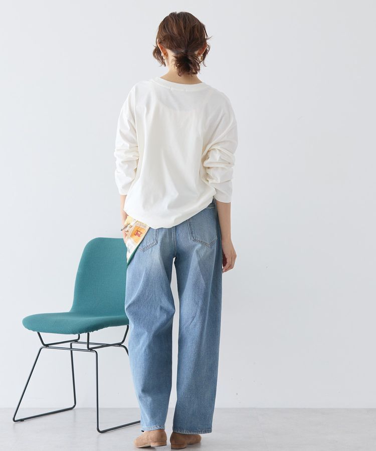 AMERICAN HOLIC「カレッジロゴロングTシャツ/チュニック」|Tシャツ・カットソー|