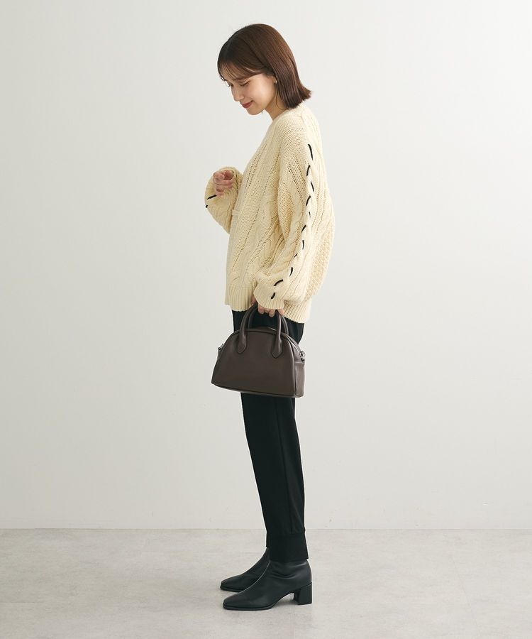 Green Parks「変形ケーブルニットプルオーバー」|ニット・セーター|