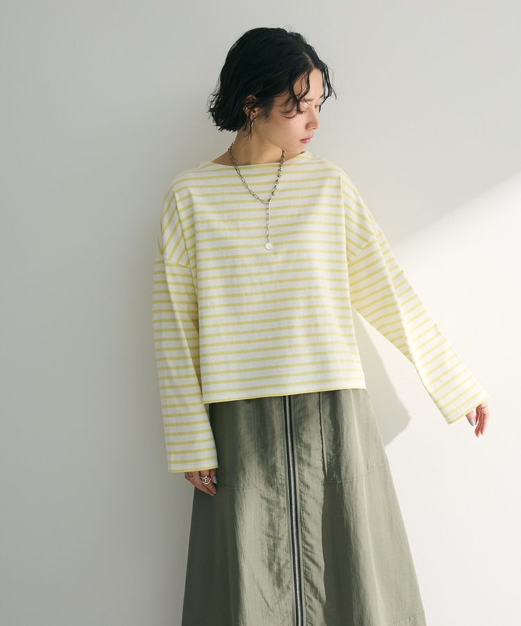 Green Parks「ボックスシルエットボーダープルオーバー」|Tシャツ・カットソー|