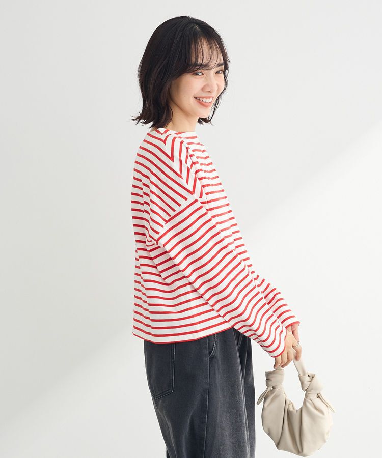 Green Parks「ボックスシルエットボーダープルオーバー」|Tシャツ・カットソー|