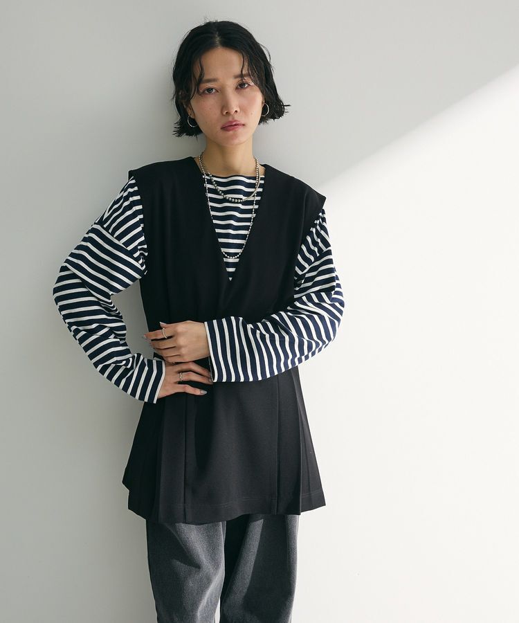 Green Parks「ボックスシルエットボーダープルオーバー」|Tシャツ・カットソー|