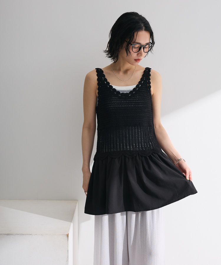 Green Parks「・SUGAR SPOON クロシェキリカエチュニック」|チュニック|